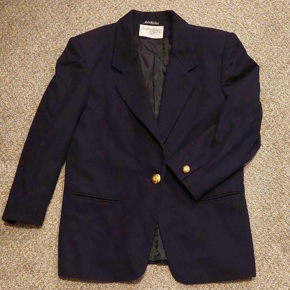 International Scene Wool Blazer
